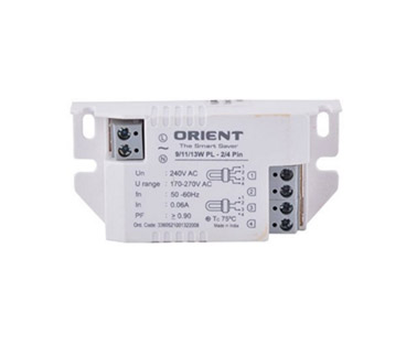 Orient 9/11/13/18 Pl Electronic Ballast  (PEC09, White)