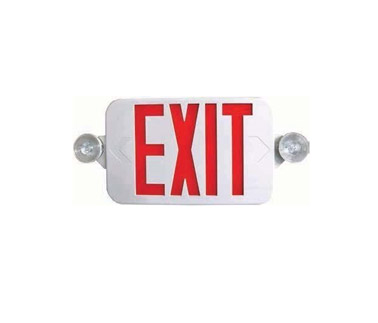 Ciata Lighting All LED Decorative Red Exit Sign & Emergency Light 